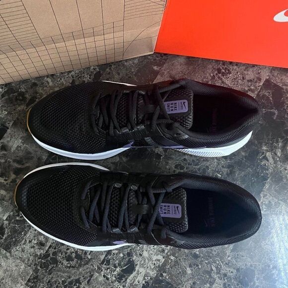 Nike‎ Run Swift 2 Running Shoes Men\'s Athletic Mono Mesh Black Purple Size 10.5 main image 5